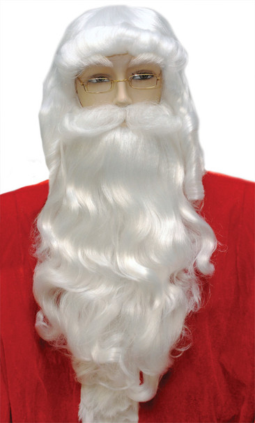 Men's Wig Santa Set BY168 White