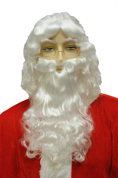 Men's Wig Santa Set AT1029 White