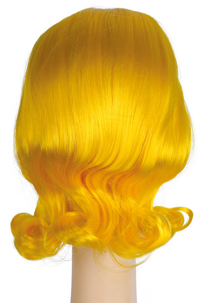 Women's Wig Prom 1960's Pageboy Yellow Kaf