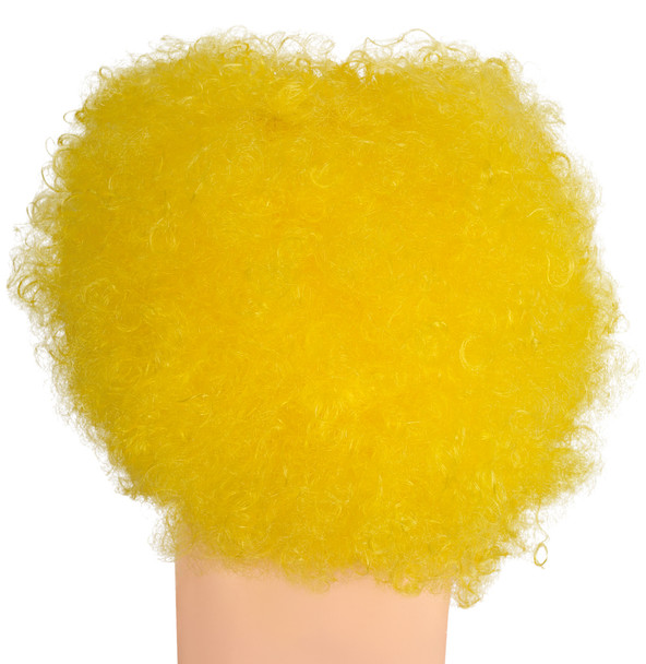 Men's Wig Bald Curly Bargain Yellow