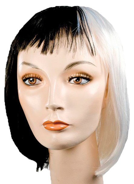 Women's Wig China Doll Bargain Black/White