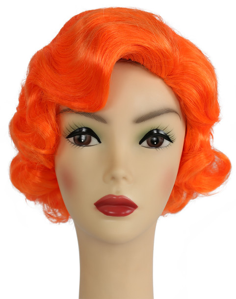 Women's Wig Marilyn Madonna Orange Kaf18
