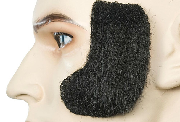Men's Wig Sideburns Bargain Dark Brown