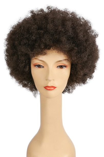 Women's Wig Afro Discount Medium Chestnut Brown