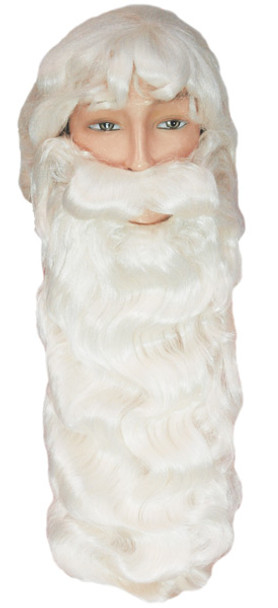 Men's Wig Santa Set 006EX White