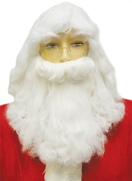 Men's Wig Santa Set AT888 White