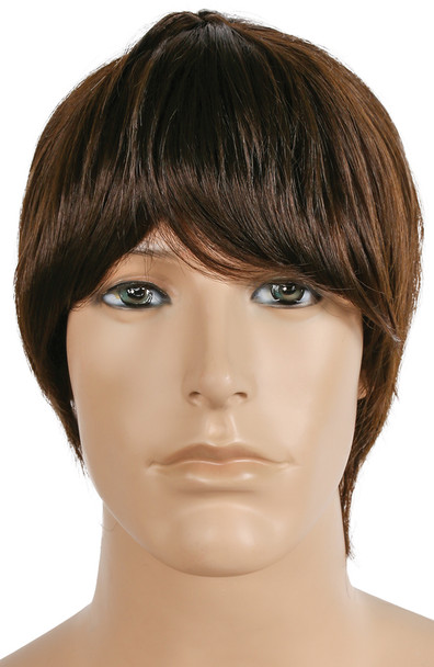 Men's Wig Surfer Style Atp614 Bargain Dark Brown