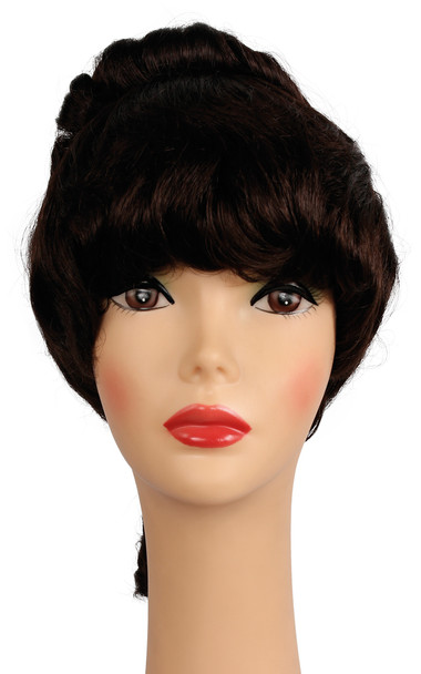 Women's Wig Colonial Lady Medium Brown 4