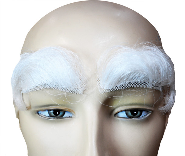 Men's Wig Eyebrows Better Santa White