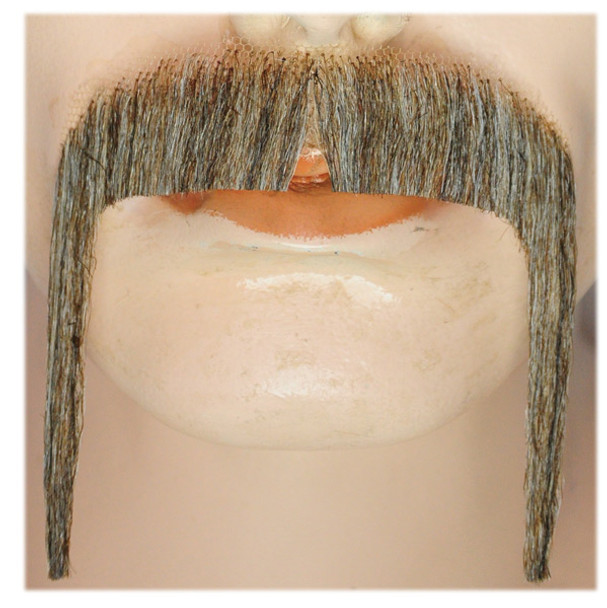 Men's Mustache M11l Fu Manchu Blend White 6