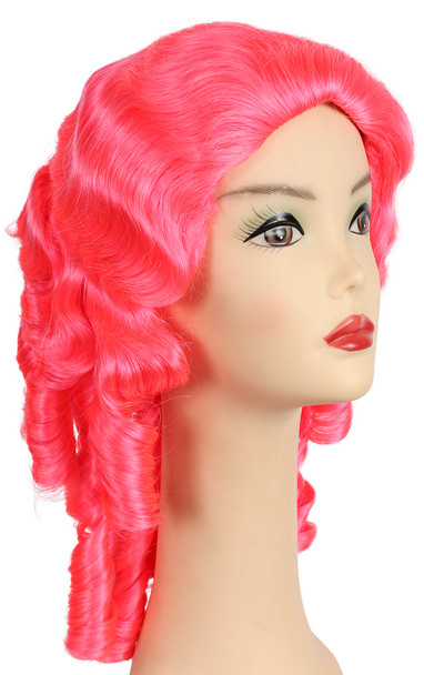 Women's Wig Clown Southern Belle Hot Pink