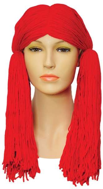 Women's Wig Rag Doll Bargain Red