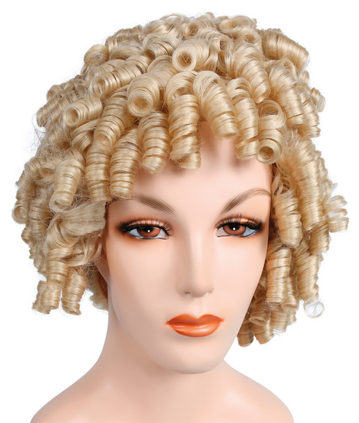Women's Wig Spring Curl Platinum Blonde 613