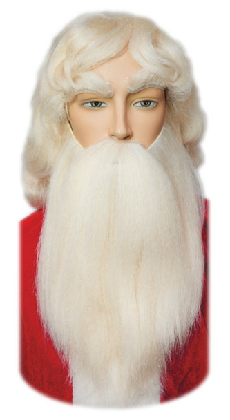 Men's Wig Santa Set 004YH White Yak