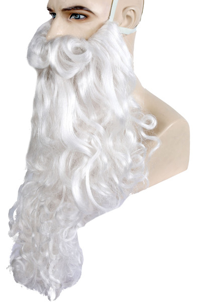 Men's Wig Hillbilly Beard White