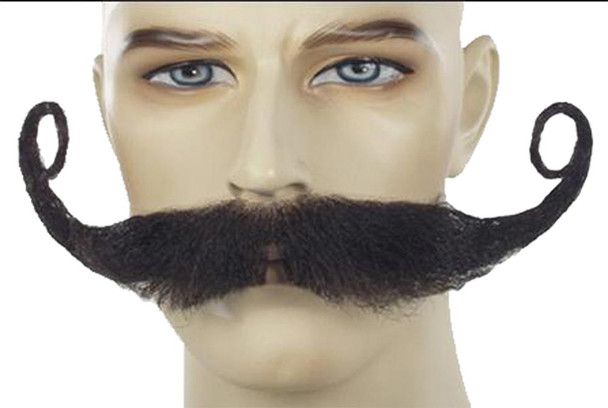 Men's Mustache Giant Brown