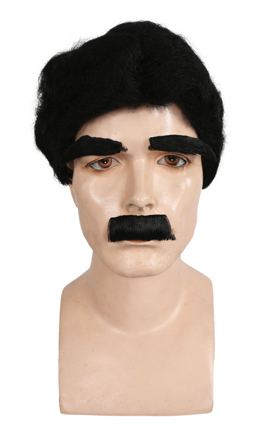 Men's Wig Groucho Set Black