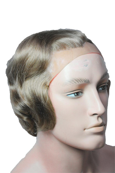 Men's Wig Receding Hairline Ash Blonde 16
