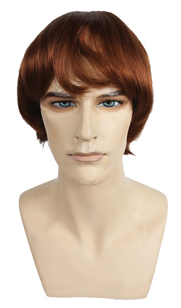 Men's Wig Mushroom Discount Medium Brown/Red 30