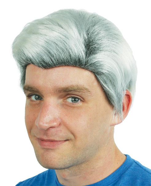 Men's Wig Black/White