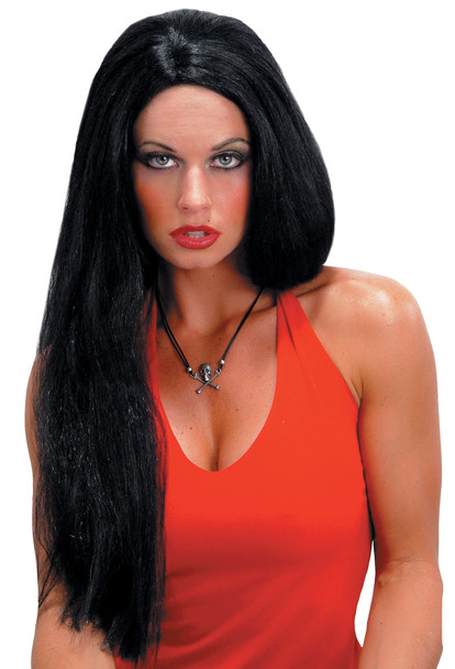 Women's Wig 24" Straight Black