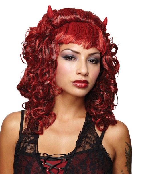 Women's Wig Devilina Red