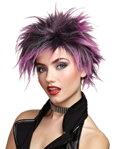 Women's Wig Pink Punker Chick