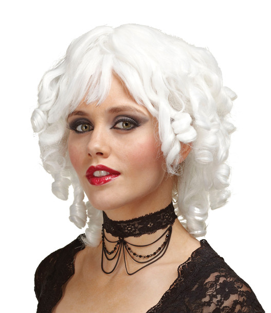 Women's Wig Ghost Doll White