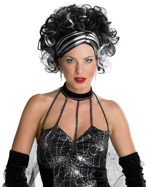 Women's Wig Wicked Widow Black/White