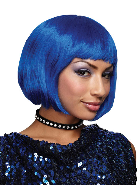 Women's Wig Blue Bob