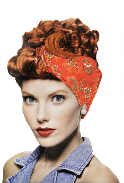 Women's Wig Riveter Red