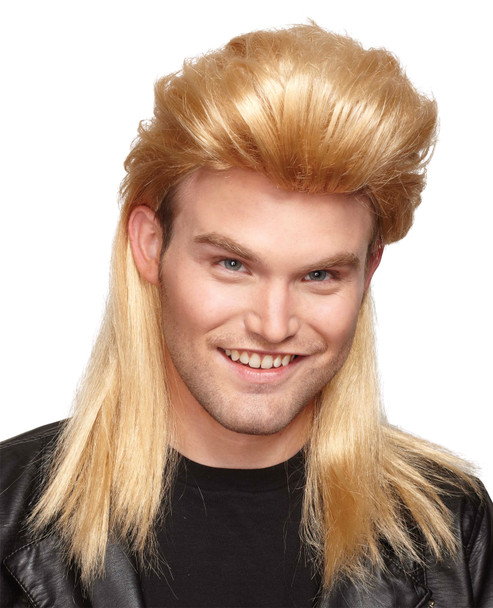Men's Wig Nightclub Mullet Blonde