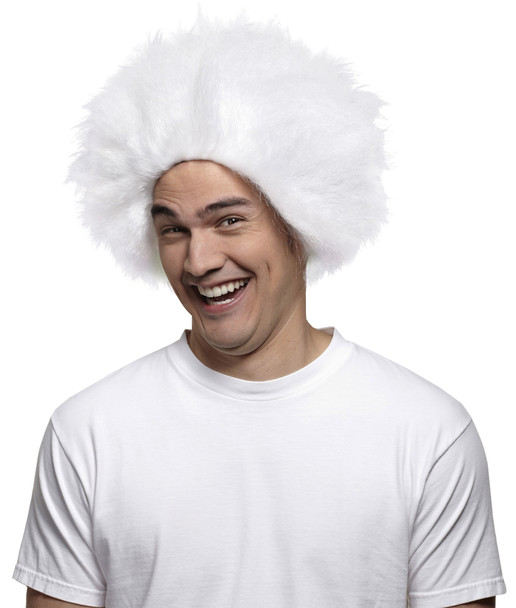 Men's Wig Fun White