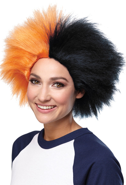 Men's Wig Sports Fun Black/Orange