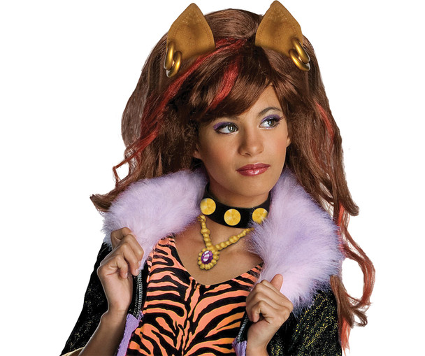 Girl's Clawdeen Wolf Wig-Monster High Child Costume