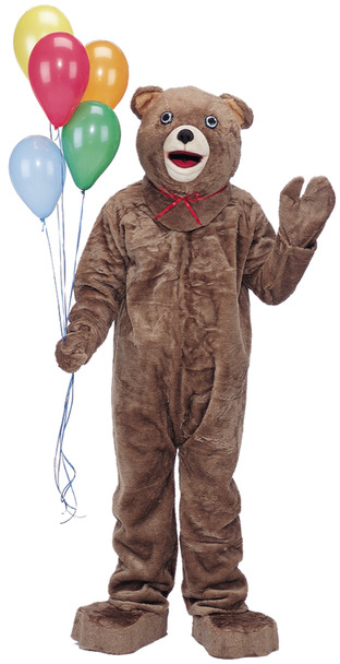 Men's Teddy Bear Mascot Adult Costume