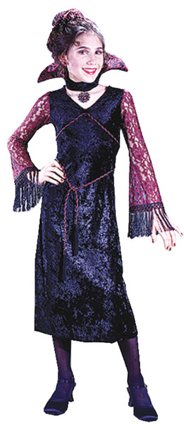 Girl's Gothic Lace Vampiress Child Costume