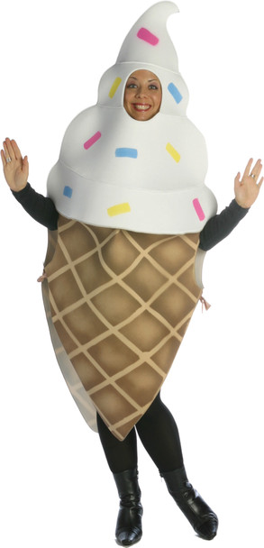 Women's Ice Cream Cone Adult Costume