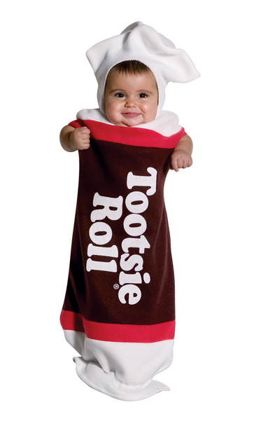 Infant Tootsie Roll Bunting Baby Costume