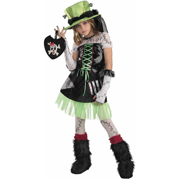 Girl's Monster Bride Deluxe Child Costume