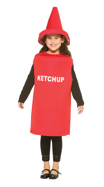 Girl's Ketchup Child Costume