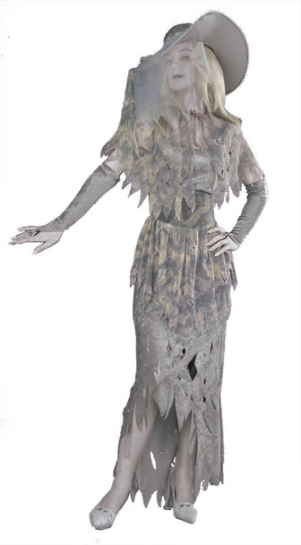 Women's Ghostly Gal Adult Costume