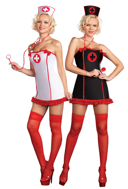 Women's Nurse Jacquline Hyde Reversible Adult Costume