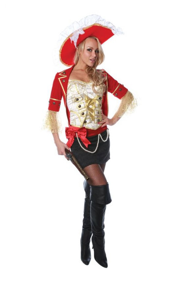 Women's Lace Pirate Adult Costume