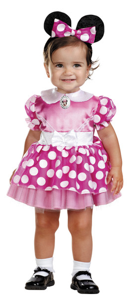 Toddler Pink Minnie Classic Baby Costume
