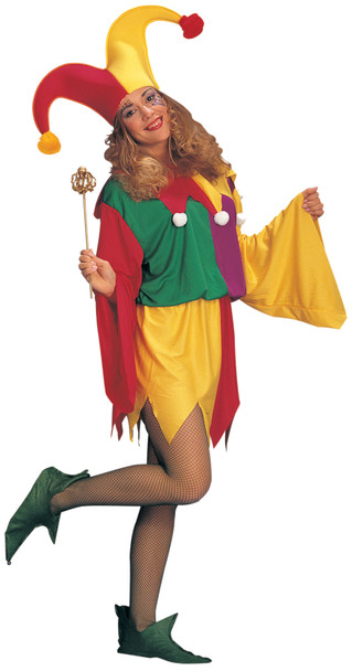 Women's King Jester Adult Costume