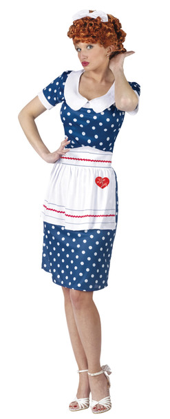 Women's I Love Lucy Sassy Adult Costume