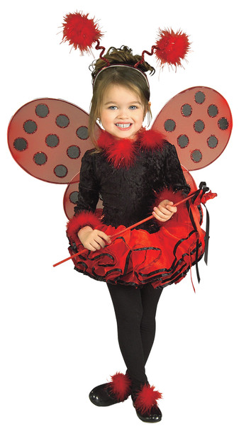 Girl's Deluxe LadyBug Child Costume