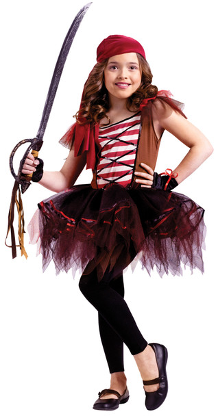 Girl's Batarina Pirate Child Costume