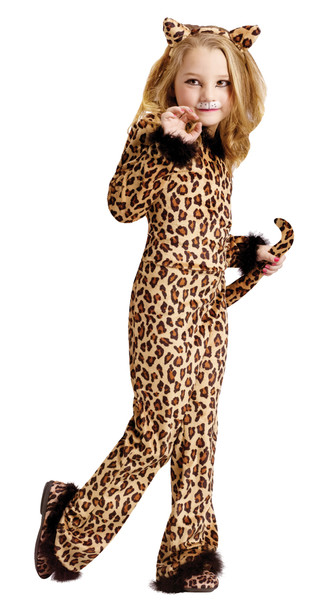 Girl's Pretty Leopard Child Costume